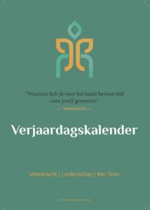 me-time by Verginia spier kalender