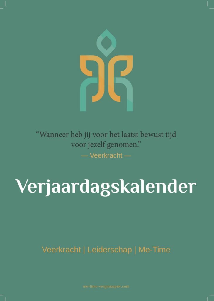 me-time by Verginia spier kalender